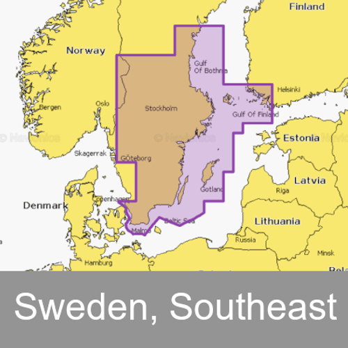 Navionics Platinum+ Sweden, Southeast