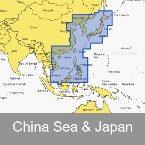 Navionics Platinum+ China Sea & Japan