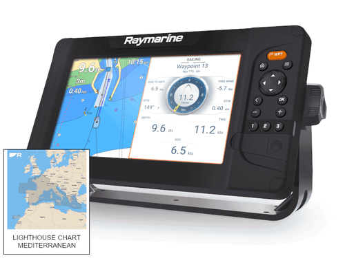 Raymarine Element 9S with Mediterranean Chart