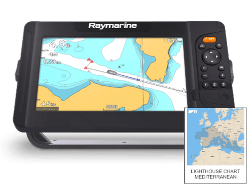 Raymarine Element 12 S with Mediterranean Lighthouse Chart