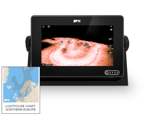 AXIOM+ 9 RV, Multifunction 9" Display with RealVision 3D & Northern Europe Chart