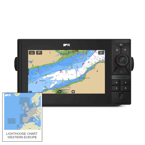 Raymarine Axiom 2 Pro 12 S Western Europe chart