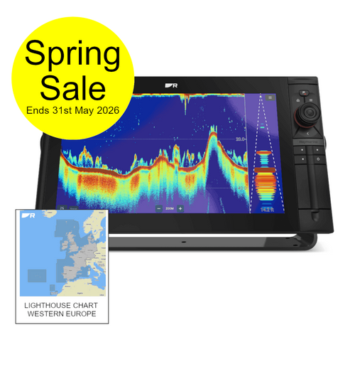 Raymarine Axiom 2 Pro 16 S with Western Europe Lighthouse Chart