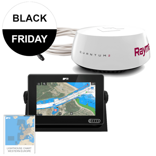 Raymarine Axiom+ 9 Multifunction 9" Display, Chart & Quantum Radar Bundle