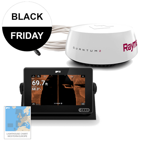 Raymarine Axiom+ 12 RV Multifunction 9" Display, Chart & Quantum Radar Bundle