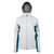 Mustang Women's Callan Waterproof Jacket - Mid Grey-Ocean Blue Front