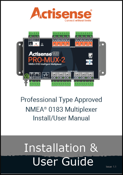 actisense pro-mux-2 installation and user guide