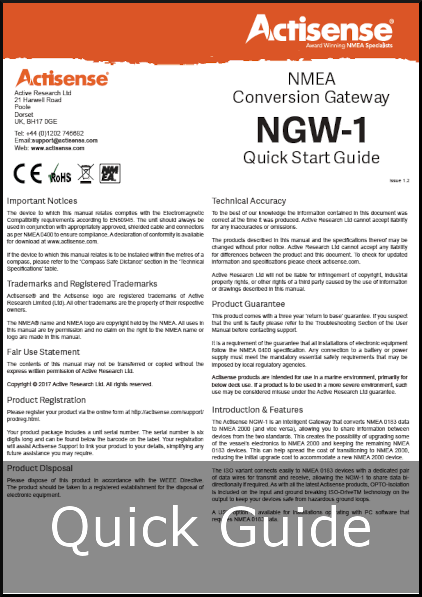 actisense ngw-1 quick start guide