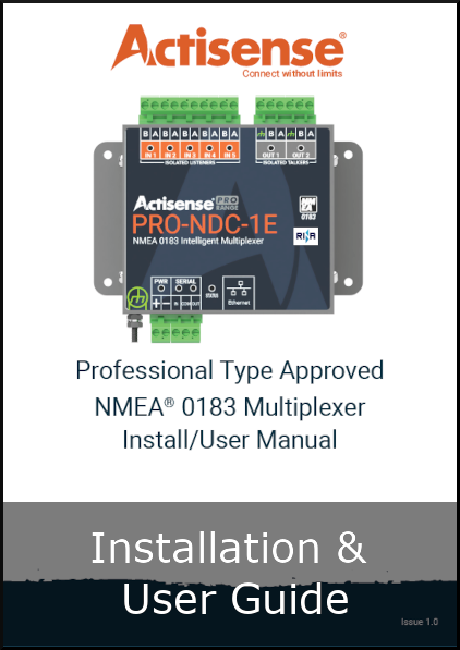actisense pro-ndc-1e installation and user guide