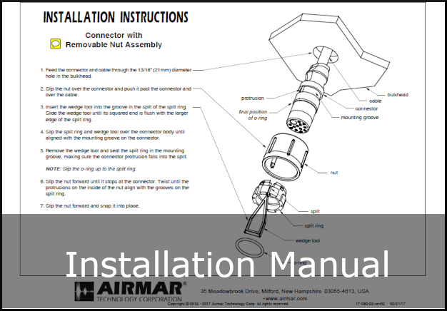 airmar b164 b175 ss164 ss175 ss264 installation guide