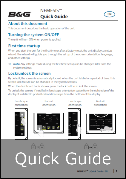 b and g nemesis quick start guide