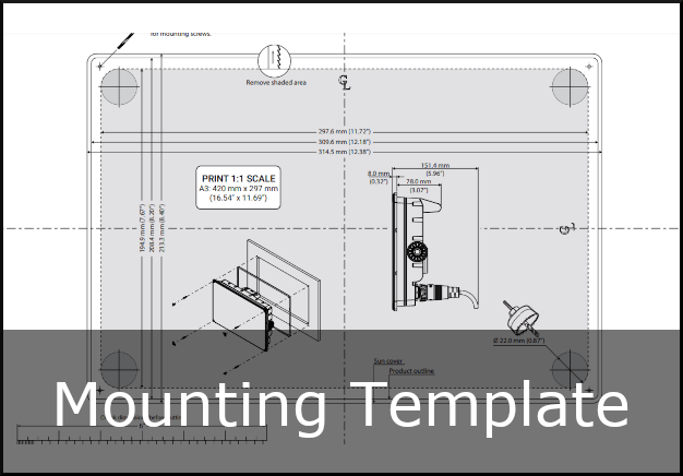 b and g zeus-s 12 mounting template