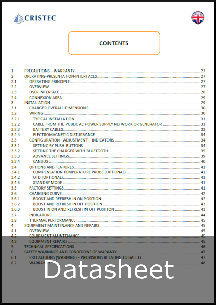 cristec ypower plus datasheet 2025