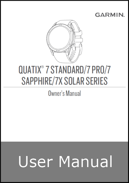 garmin quatix 7 7pro 7xsolar user guide