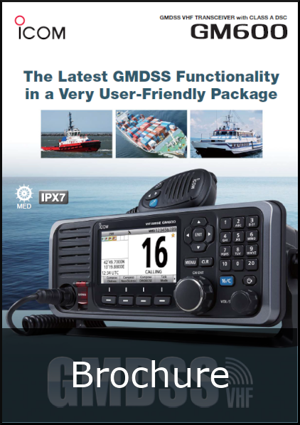 icom ic-gm600 vhf brochure