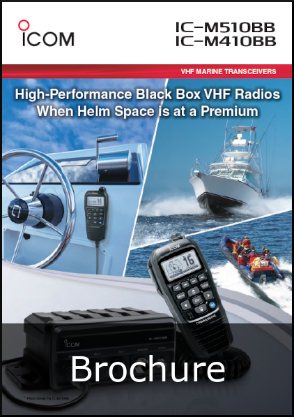 icom ic-m410bb and ic-m510bb brochure