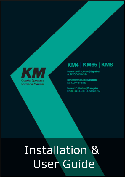 kicker audio km4-km65-km8 installation user guide