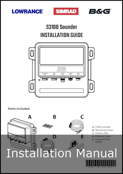 lowrance s3100 sonar module installation guide