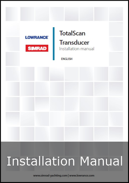 lowrance simrad totalscan transducer installation manual