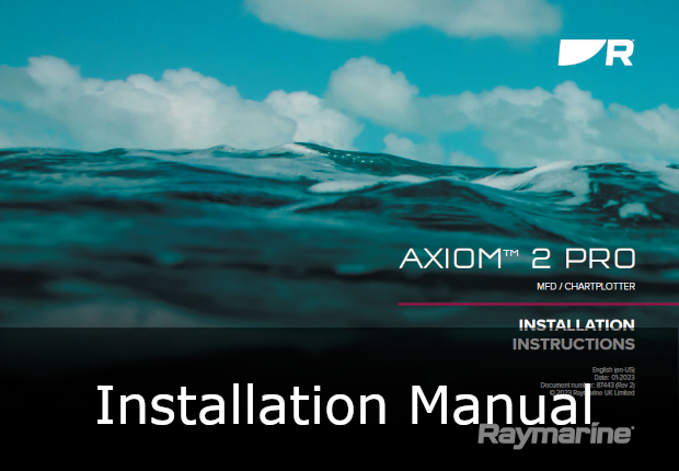 raymarine axiom 2 pro installation guide