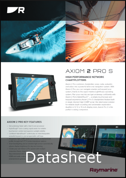 raymarine axiom 2 pro s datasheet