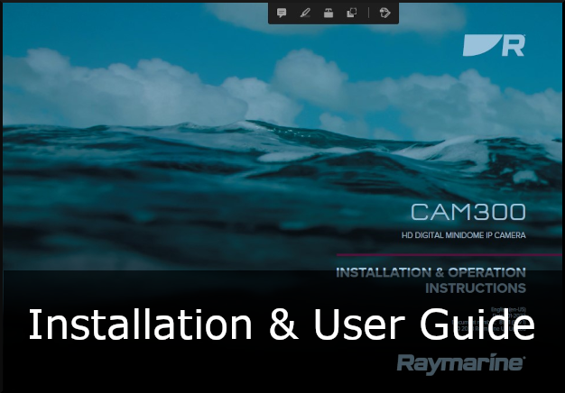 raymarine cam 300 installation and user guide