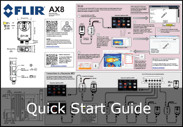 raymarine e70321 ax8 thermal camera quick start guide