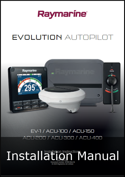 raymarine evolution ev-1 and acu installation guide