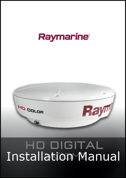 raymarine hd digital radome installation guide