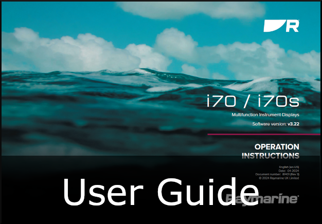 raymarine i70-i70s instrument user guide