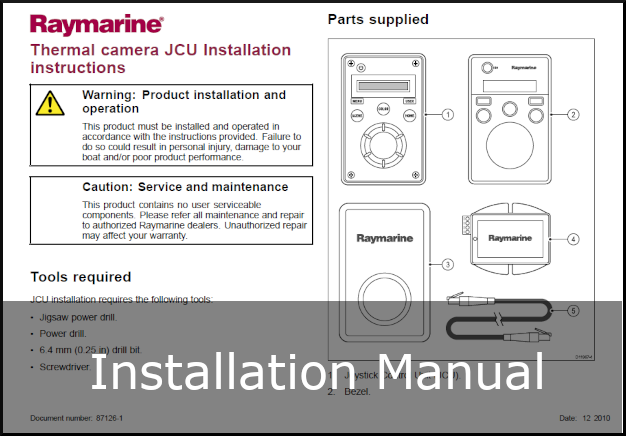 raymarine jcu installation guide