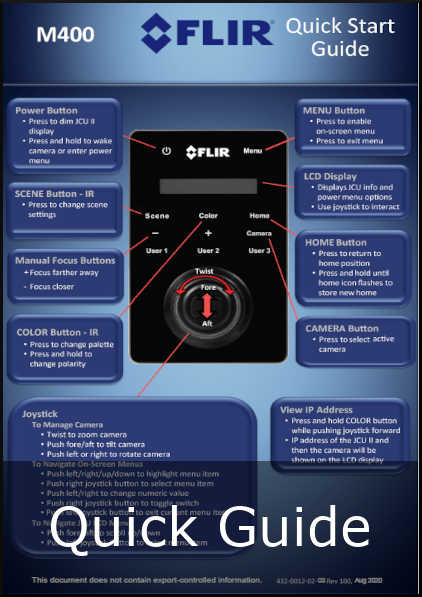 raymarine jcu2 control quick start guide