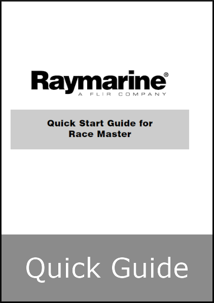 raymarine race master quick start guide