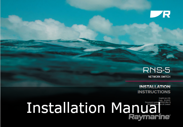 raymarine rns-5 network switch installation guide