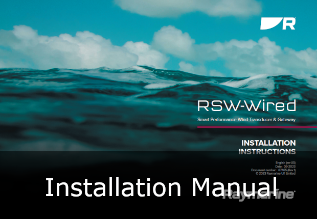 raymarine rsw smart wired wind transducer installation guide