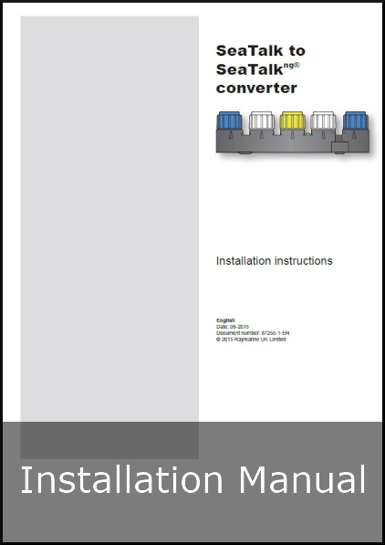 raymarine seatalk to seatalkng converter installation guide