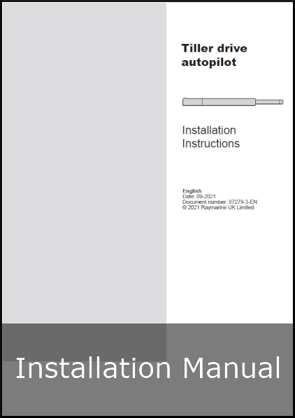 raymarine tiller drive q047 installation guide