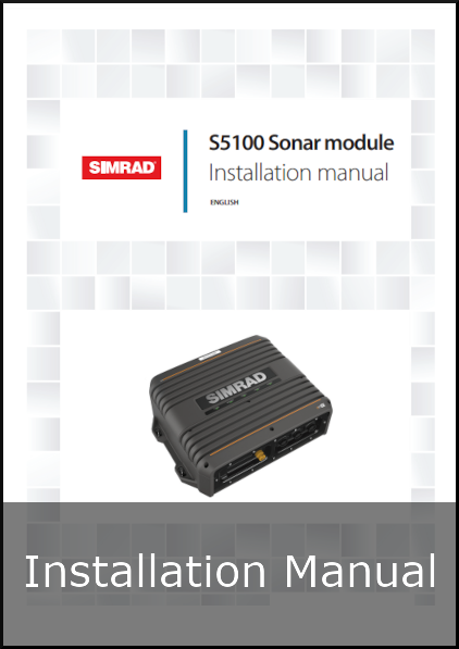 simrad s5100 sonar module installation guide