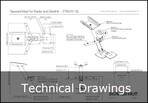 starlink ptm-r1-sl technical drawing