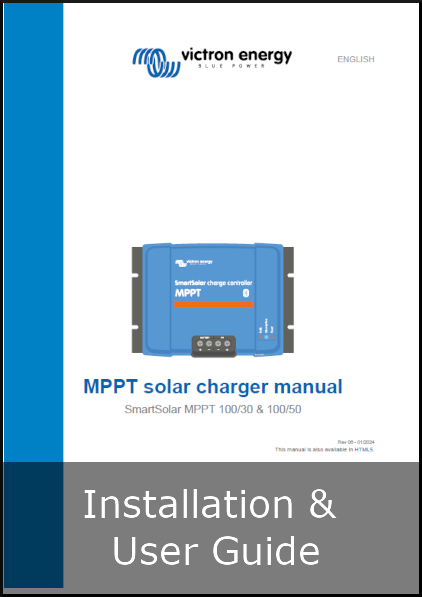 victron smart solar-controller 100-30 and 100-50 installation and user guide