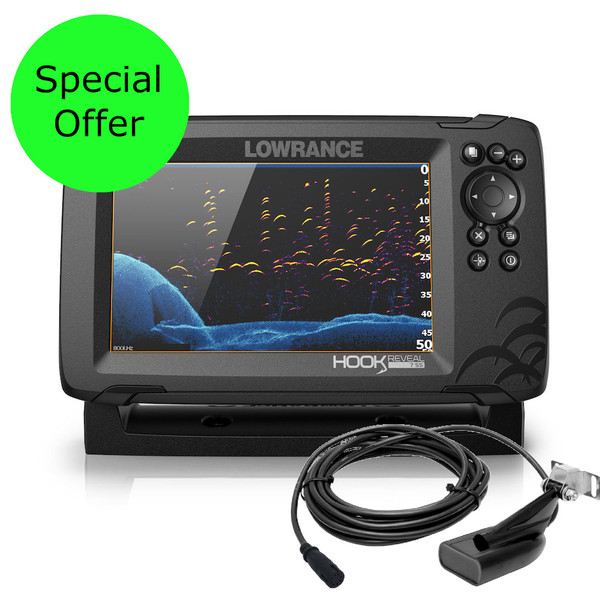 Lowrance HOOK Reveal 7 With 83/200 HDI Transducer - Includes