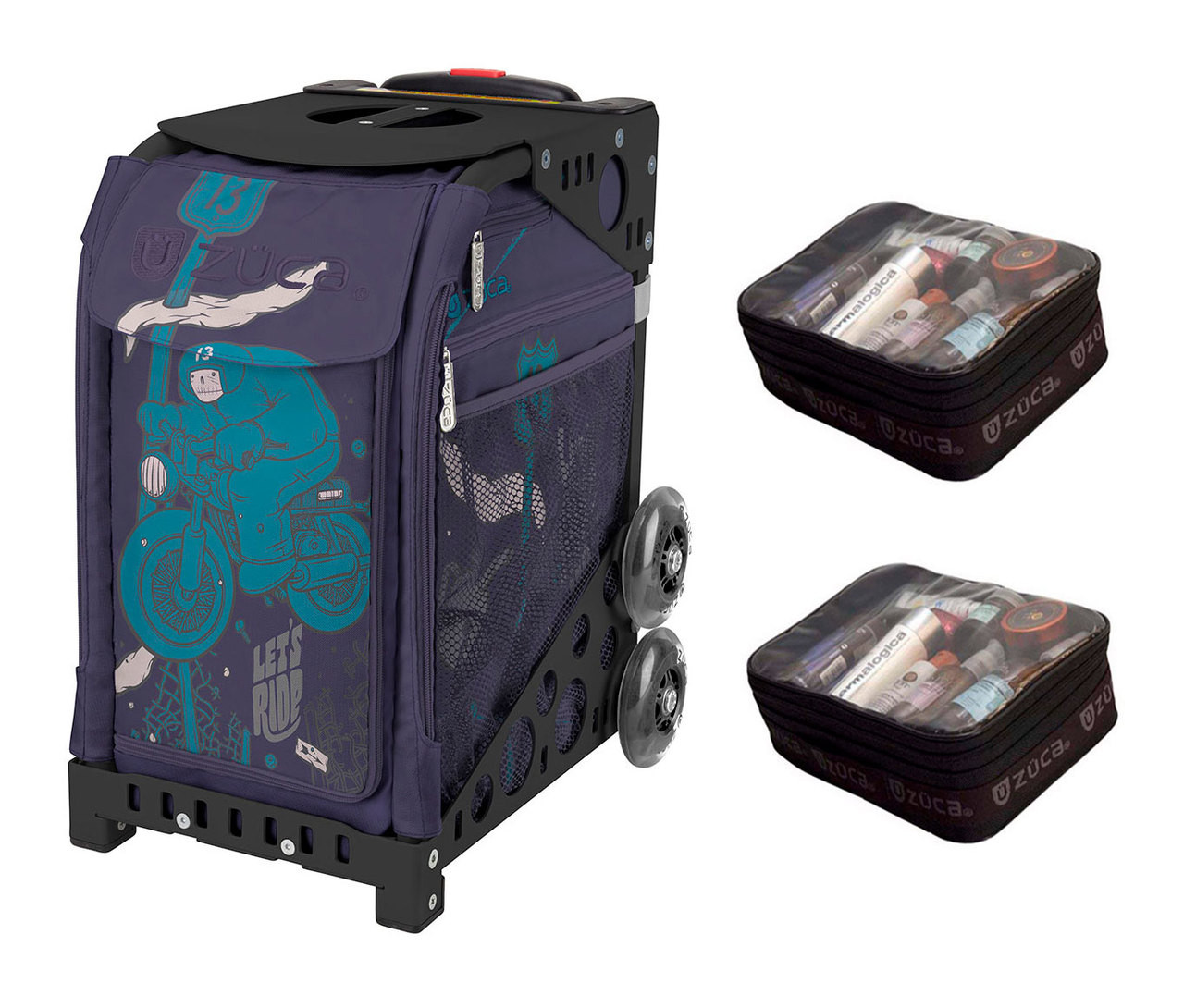 Zuca Sport Bag Let's Ride with Gift Small Utility Pouch