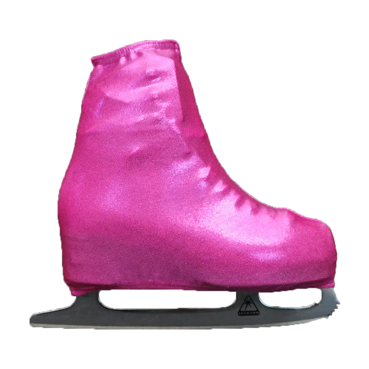 Metallic Figure Skating Boot Covers by KamiSo Fuchsia