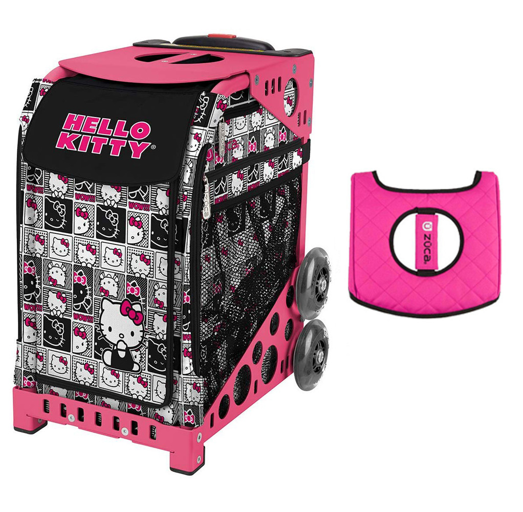 Zuca Sport Bag - Hello Kitty (Masterpiece) with Gift Black/Pink