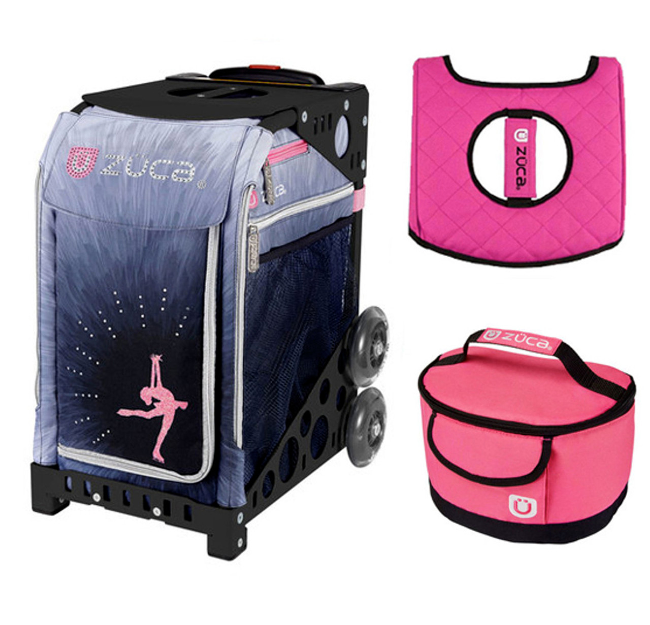 Ice Dreamz Lux Zuca Bag - Rolling Figure Skate Bag - Free Shipping!