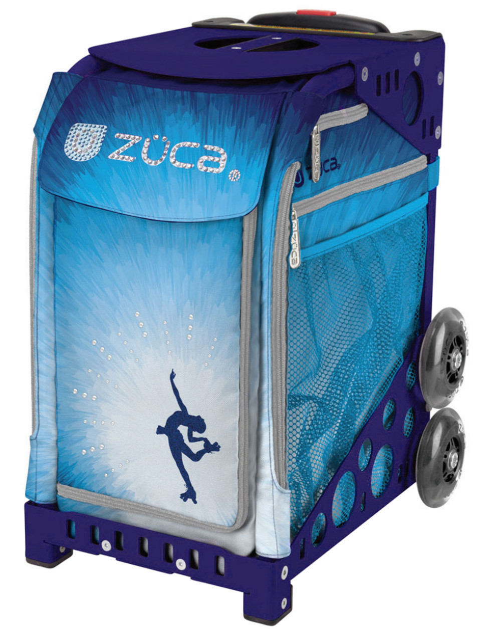 Zuca 18 Sport Bag - Roller Dreamz with Flashing Wheels Blue Frame