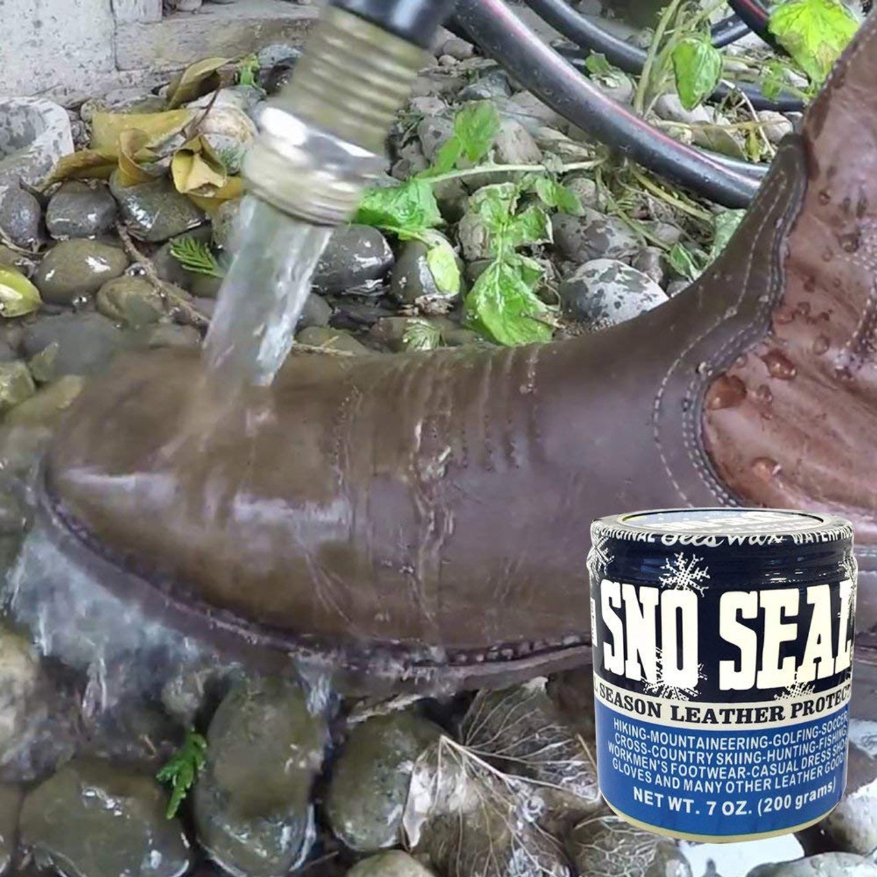  Sno-Seal Wax 3.5. oz. (100 gram) Waterproofing