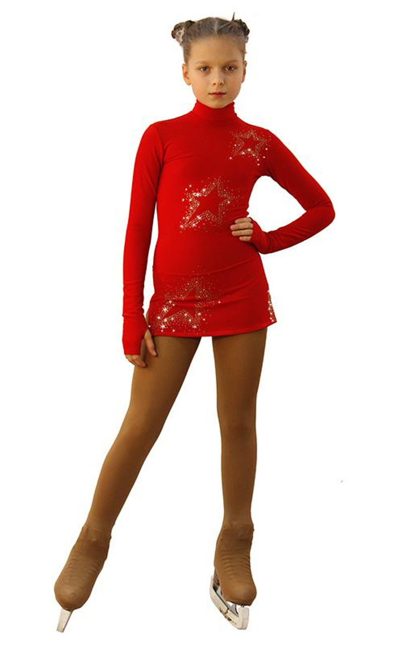 slim fit dress slacks ️ “Frosted Grace” Figure Skating Dress XL (Girl) main image 0