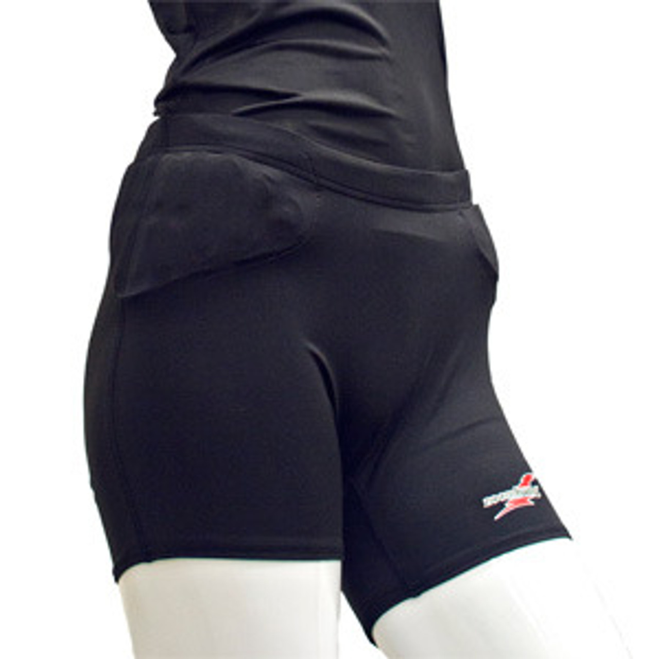 Zoombang Female Volleyball Shorts ZB-With Pelvic, Hip, and TB Pads Youth  Black
