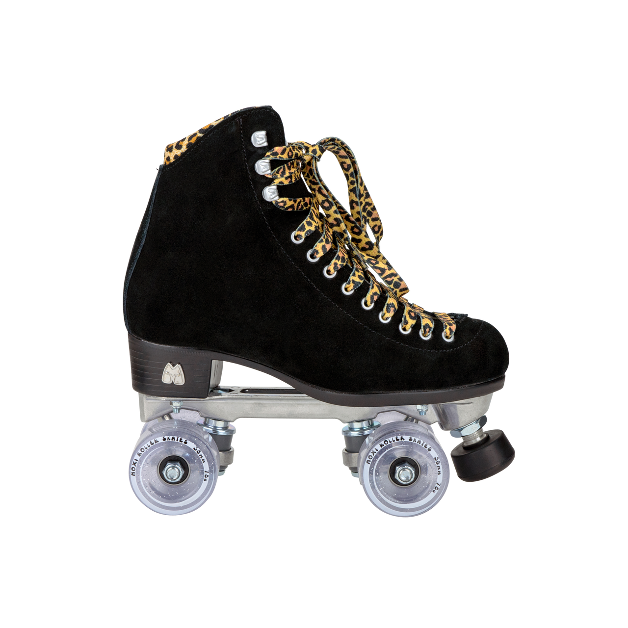 Riedell Quad Roller Skates - Panther Black Suede